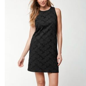 Tommy Bahama Black Eyelet Resort Lace Shift Dress
